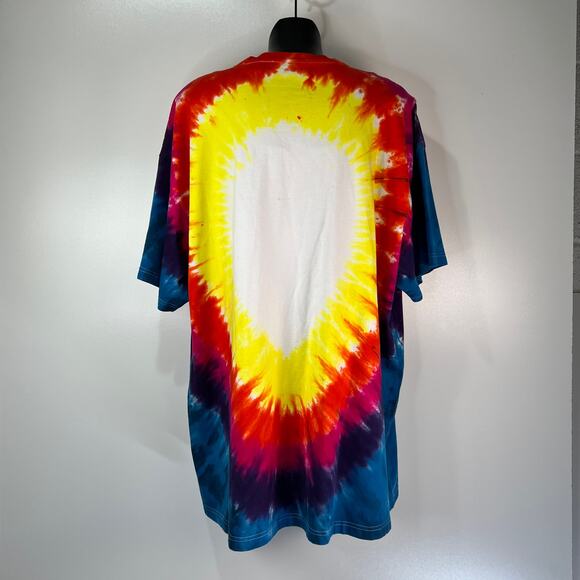 Vintage Grateful Dead Space Your Face Graphic Tie Dye Shirt Liquid Blue 1992 - Picture 11 of 11